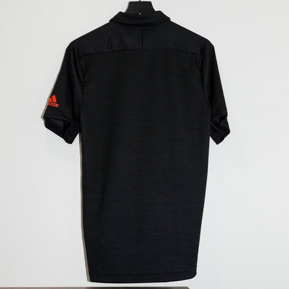 adidas Miami Hurricanes Black Polo Shirt - NWOT - Small - Picture 4 of 4